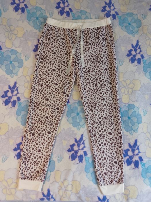 Флисовые пижамные женские штаны