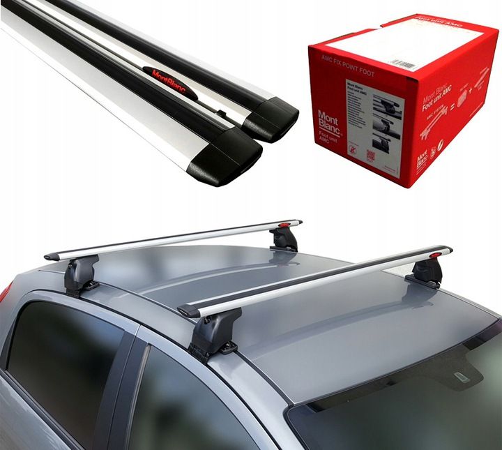 Bagażnik MontBlanc aluminiowy zamki do wielu modeli aut