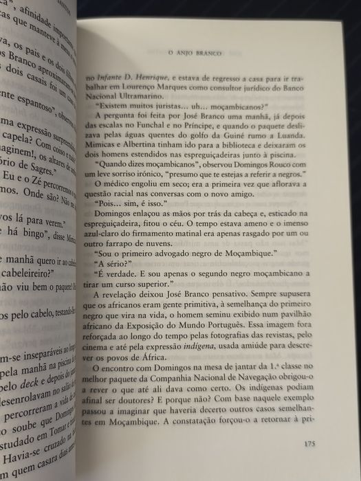 Livro - O Anjo Branco (ctt editorial grátis)