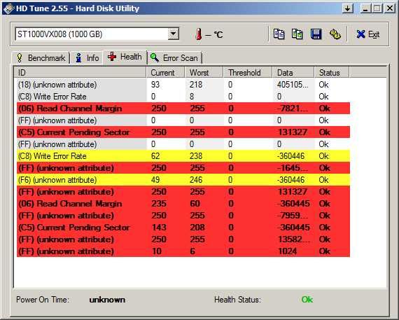 Dysk HDD Seagate SkyHawk Lite 1TB (uszkodzony)