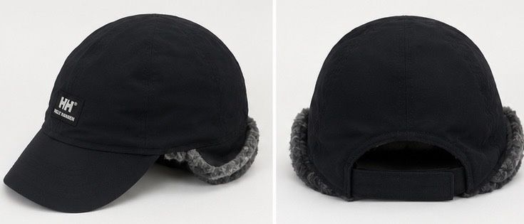 Оригінальна зимова шапка Helly Hansen з козирком та утепленими вушками