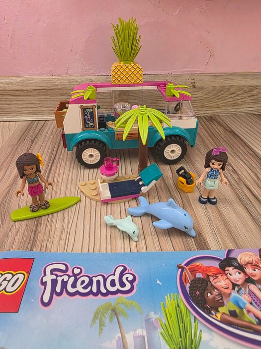 Lego 41397 Food Truck z Sokami 4+ Delfiny Owoce Samochód Koktajl Klock