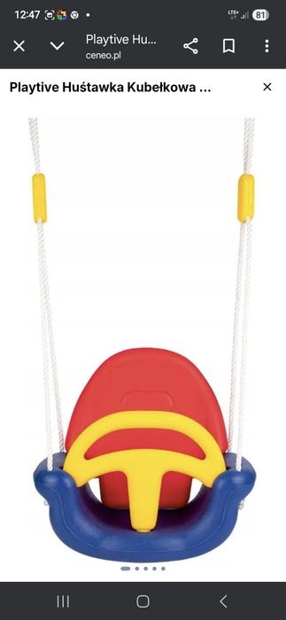 Nowa huśtawka dla dzieci