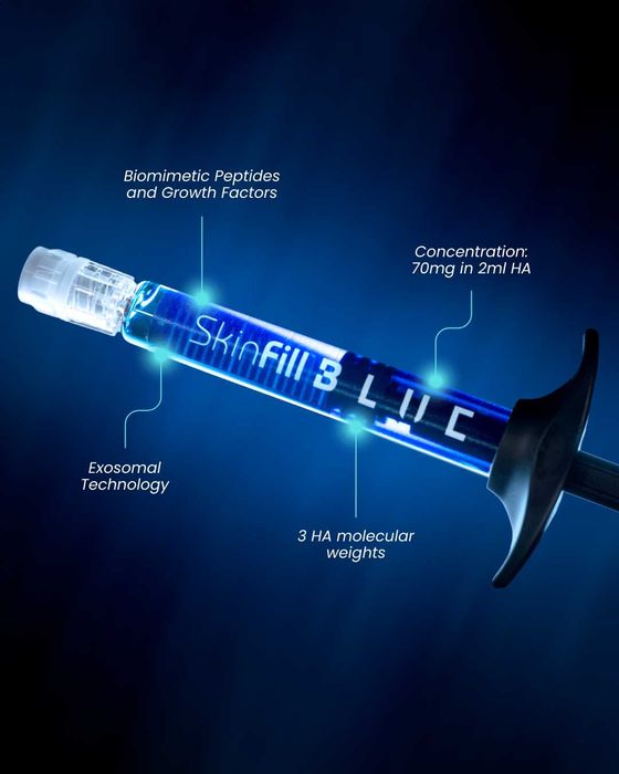 Exossomas Sintéticos c/ Ácido Hialurónico - SkinFill Blue 2ml