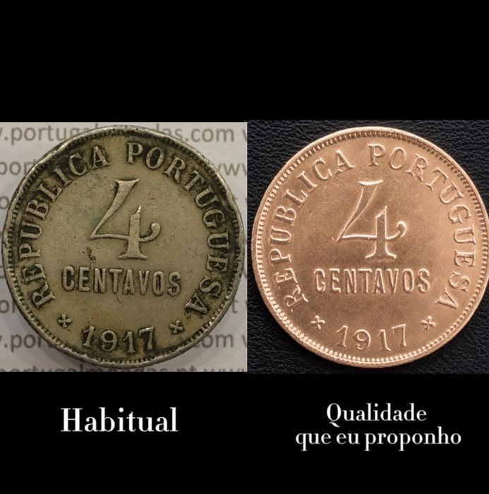4 Centavos de 1917  (Em Ótimo Estado)