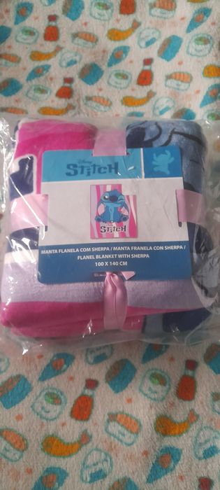 Manta de borrego Stitch