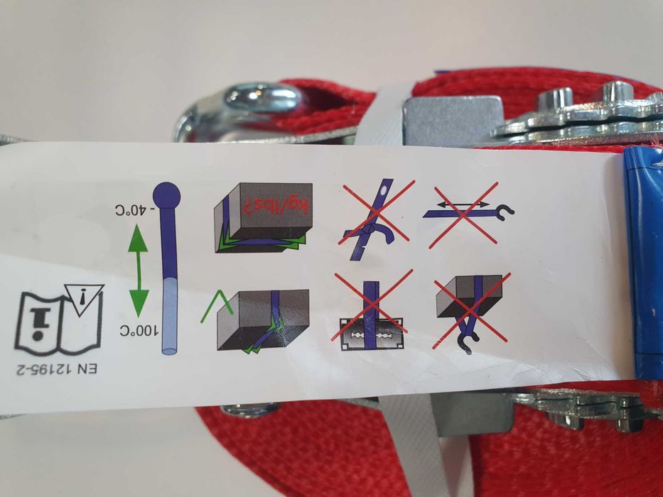 PROMOCJA! Pas mocujący z grzechotką Wurth ERGO 50mm L9M 5T CARGOLINE