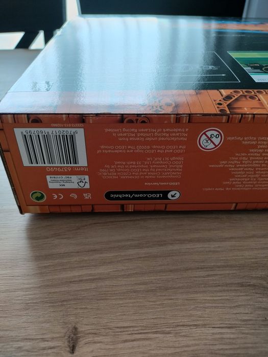 Lego Technic 42141 Samochód wyścigowy McLaren Formula 1 2022