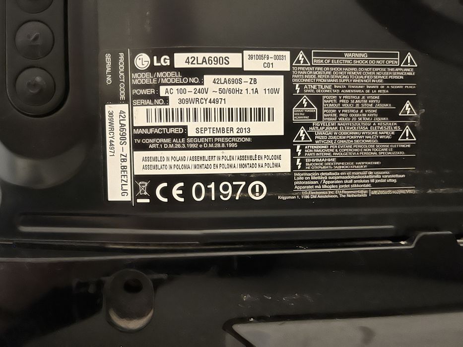 Telewizor LG 42LA690S-ZB