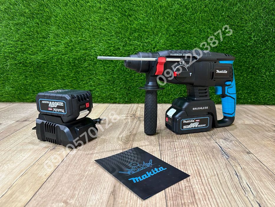 Аккумуляторный Перфоратор Makita DHR202 36V 8Ah бесщеточный 3,3 Дж