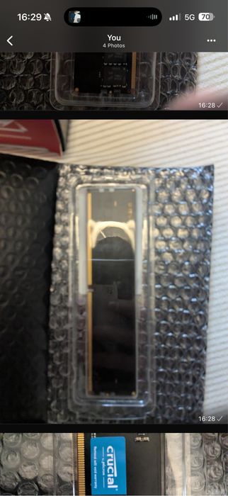 16 gb Ram ddr5 crucial 4800mhz 40cl