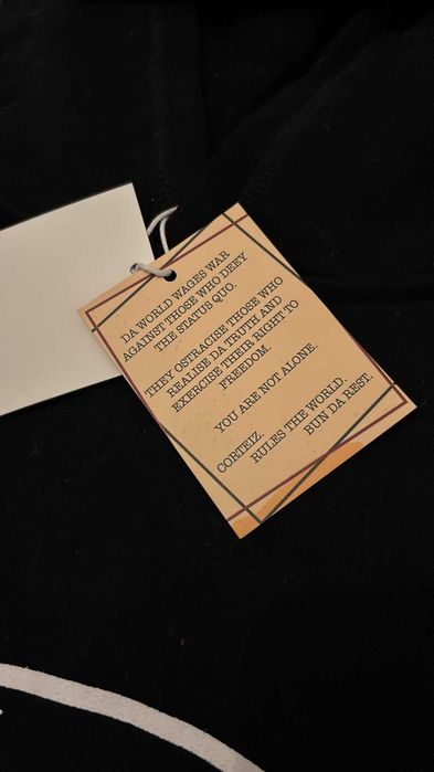 Black and White Corteiz Hoodie