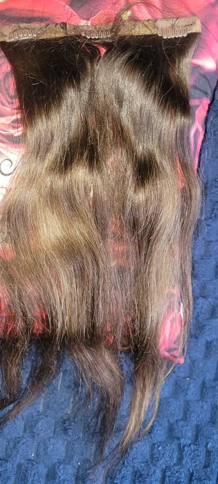 Foxt locks włosy 100% naturalne premium bezszwowe clip in