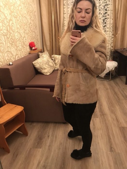 Женская дубленка