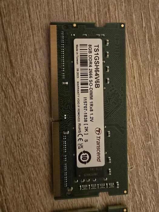 Pamięci Ram DDR4 2666mhz 2x8gb