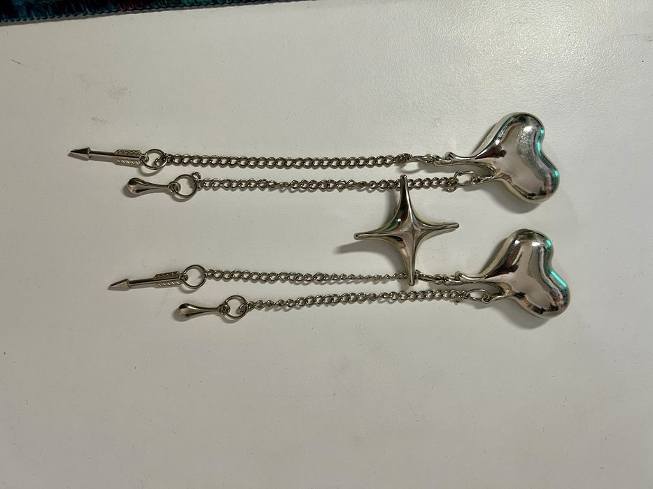 Słodkie zawieszki w kształcie serc i gwiazdki