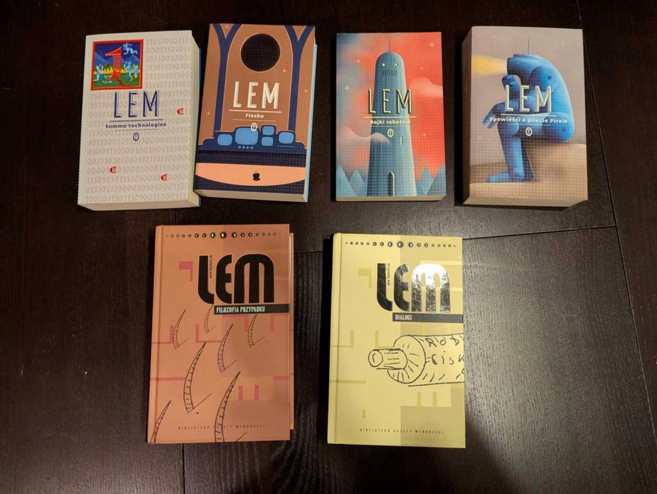 Stanisław Lem - megapakiet 6 książek (super stan)