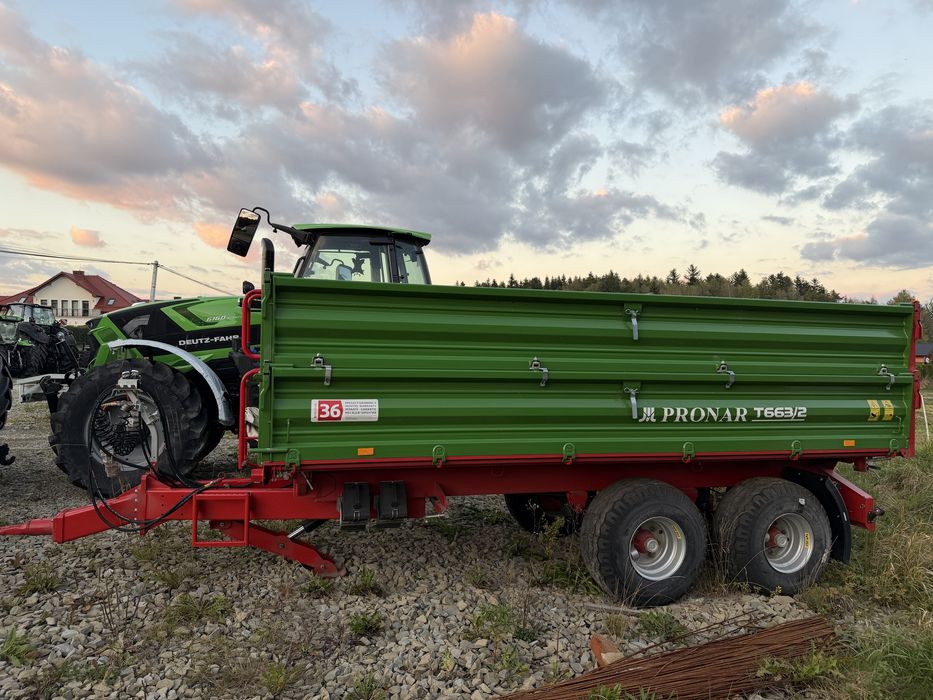 Przyczepa  PRONAR  T663/2 tandem 7t