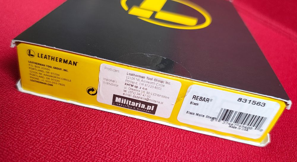 Miltitool Leatherman Rebar Black