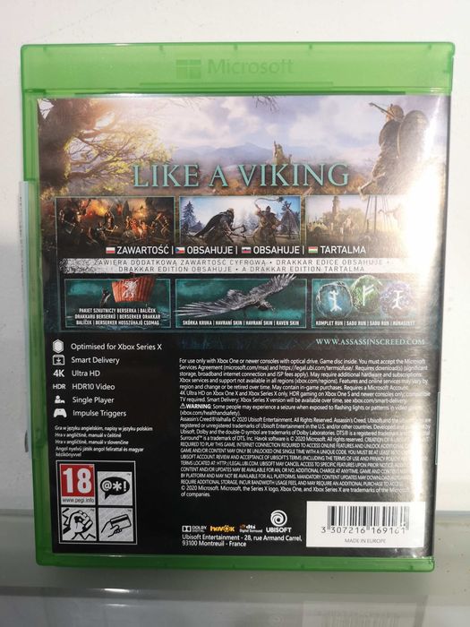 Gra Xbox Series X One Assassins Creed VALHALLA Drakkar Edition PL