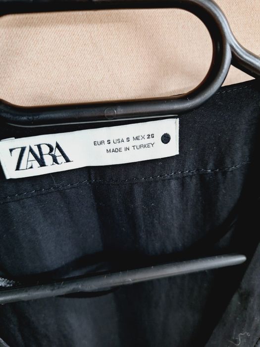Bluzka tunika Zara S 36 liocel lyocel sztuczny jedwab