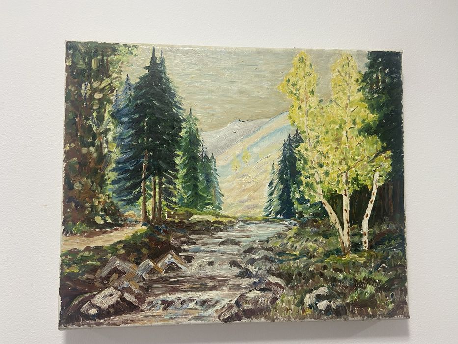 Malowany obraz na płótnie 30x40