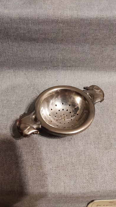 Platerowane srebrne sitko do herbaty
