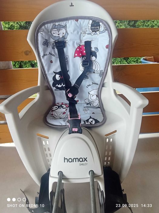 Fotelik rowerowy hamax siedzisko na rower