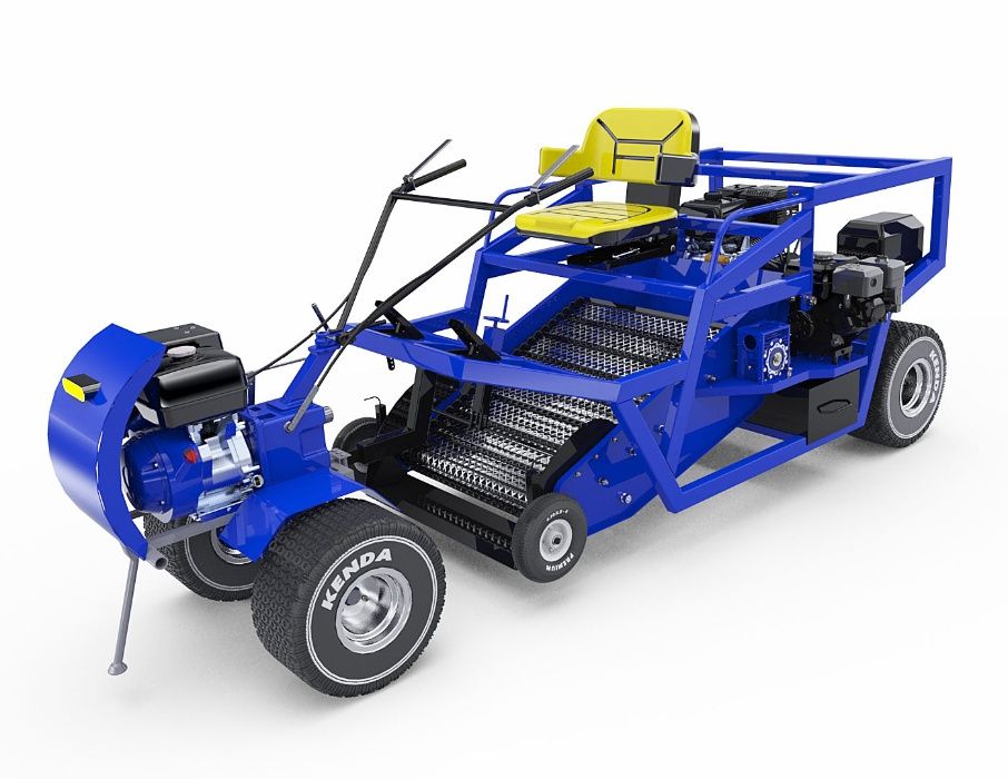 Машина  SM4 для чистки  піска від сміття