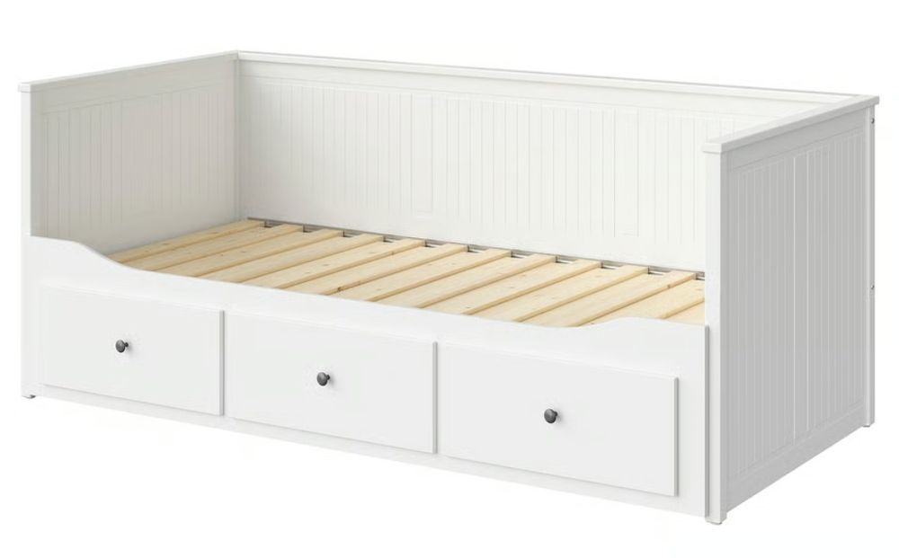 Cama individual/casal com 3 gavetas arrumação