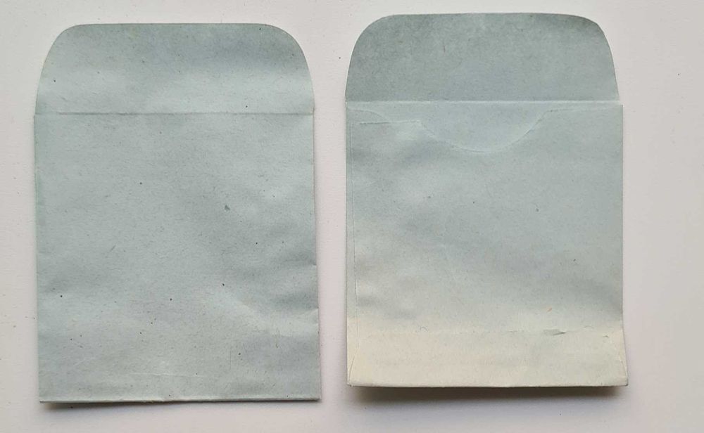 40 000 Sacos pequeninos de papel azul - 5,5 x 5,5 cm