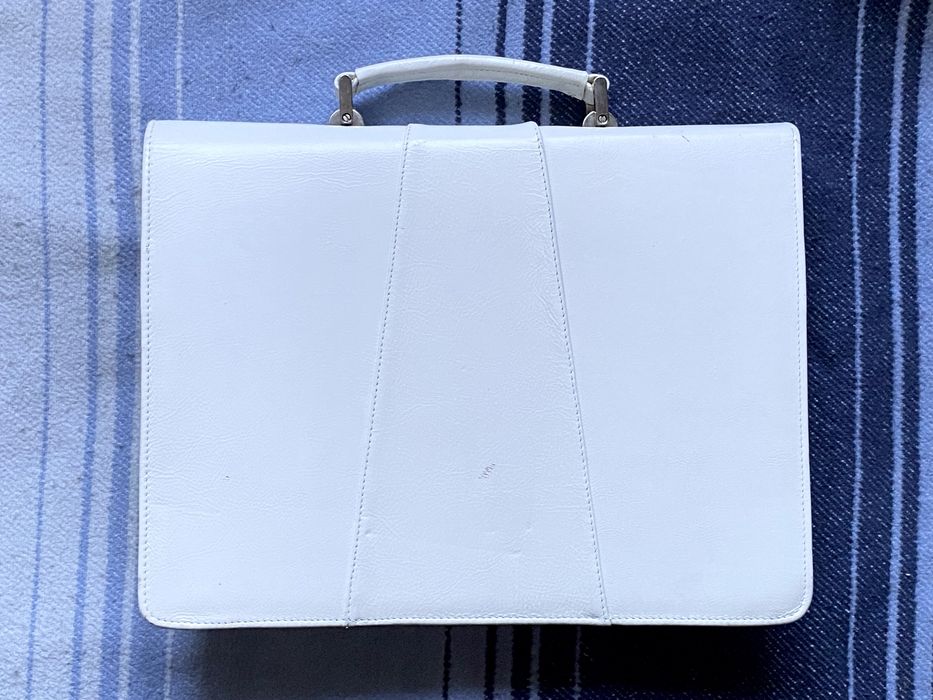 Портфель из натуральной кожи для документов, ноутбука, планшета
