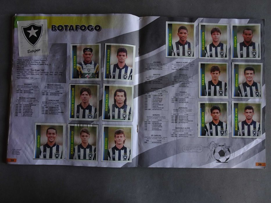 Caderneta de cromos de futebol Campeonato Brasileiro 96 - Panini (17)