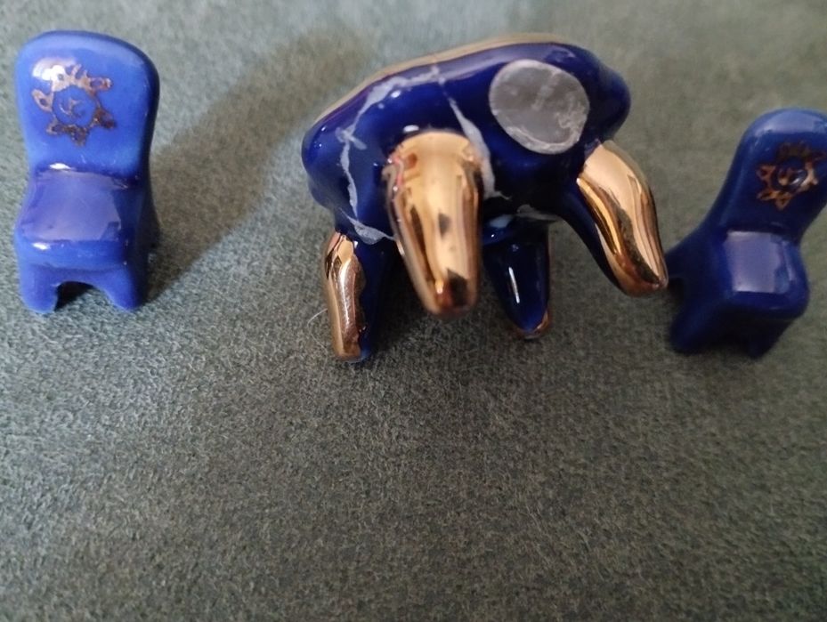 Miniaturas de Caixas Loiça Antiga Cor Cobalto