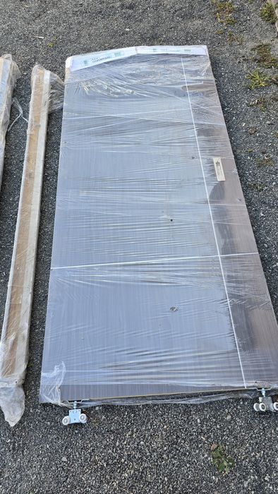 Двері розсувні темно-коричневі б/у