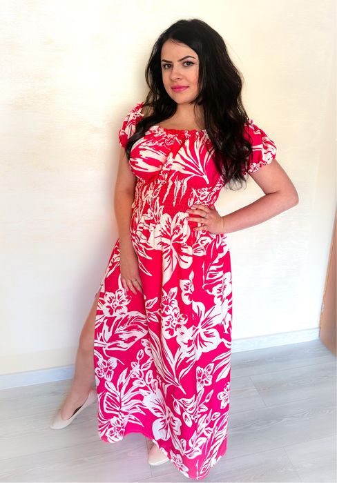 Letnia sukienka maxi w kwiaty – zwiewna, elegancka, idealna na lato