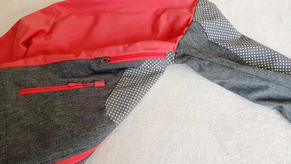 Kurtka narciarska zimowa dziewczęca INOC w rozmiarze 146/152