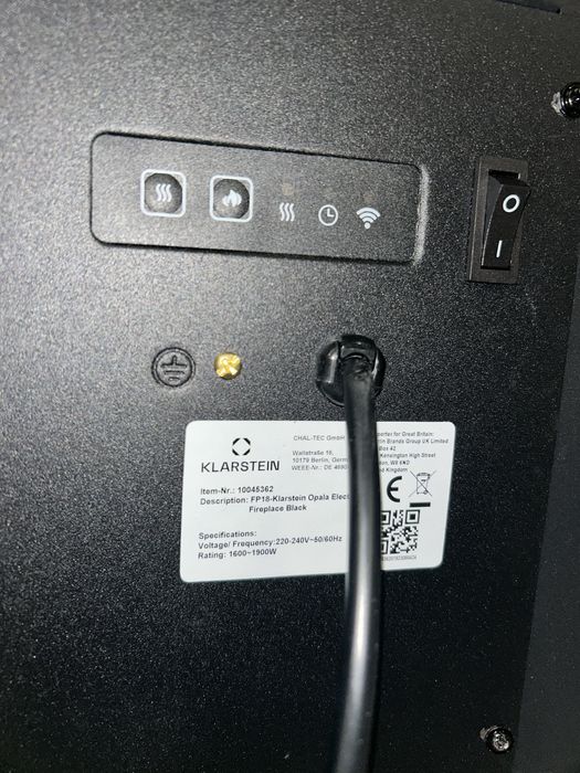 Klarstein kominek elektryczny