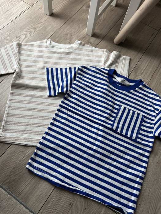 Dwa tshirty chłopięce h&m rozm. 110/116