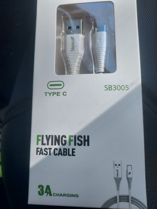 Cabo para carregar rápido o telemóvel  no carro. Preço imbatível. Foto