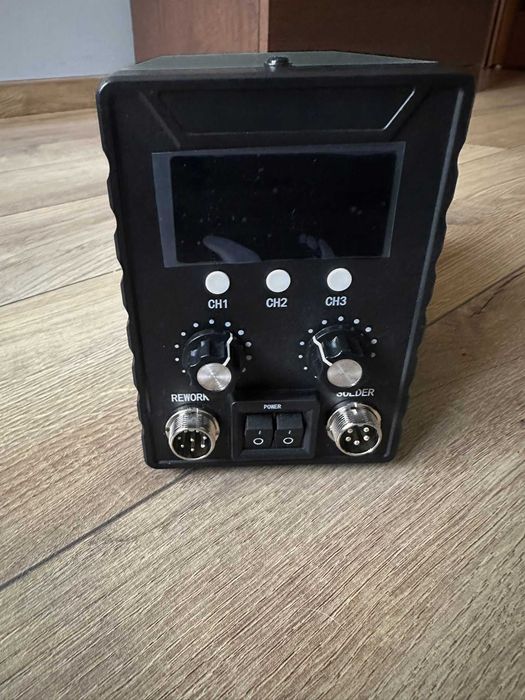 Stacja lutownicza Spawarka 2w1 Hot Air Lutownica 760W Gorące powietrze
