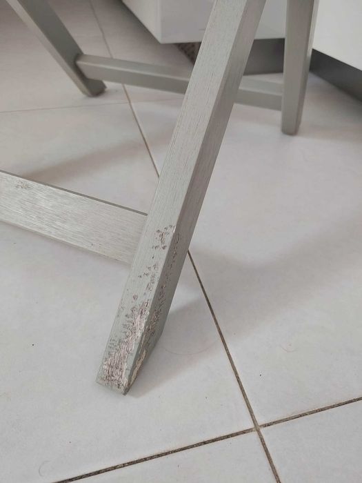 IKEA BONDHOLMEN Mesa + 2 cadeiras + 2 almofadas, exterior/fora/veranda, cinzentos