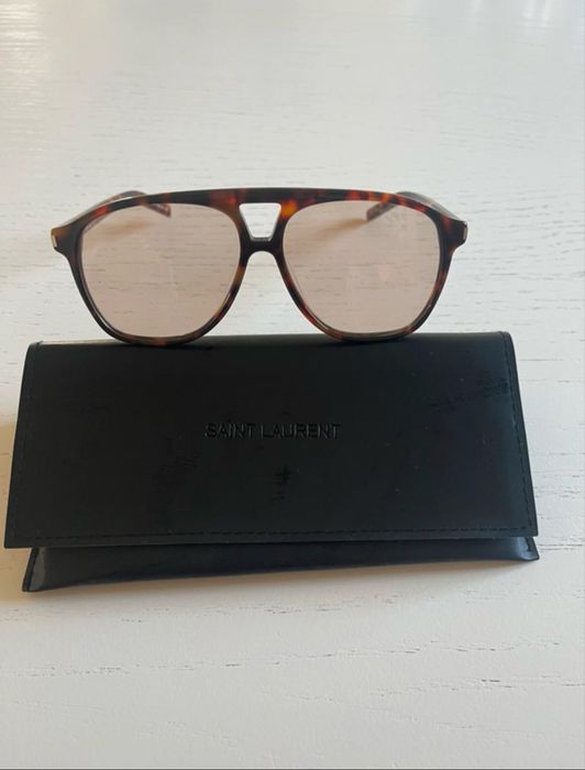 Okulary ysl ,saint laurent dune brązowe ,