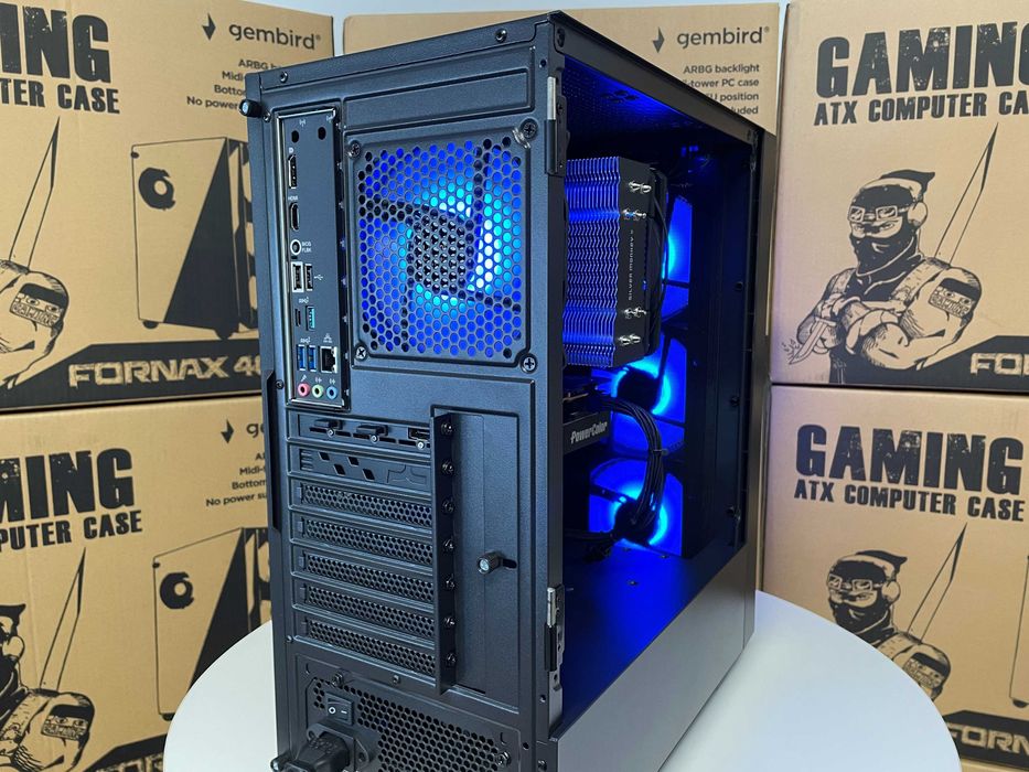 Nowy Komputer Gamingowy Ryzen 7 8700f 32GB 1TB SSD RX 9060 XT W11 FV23