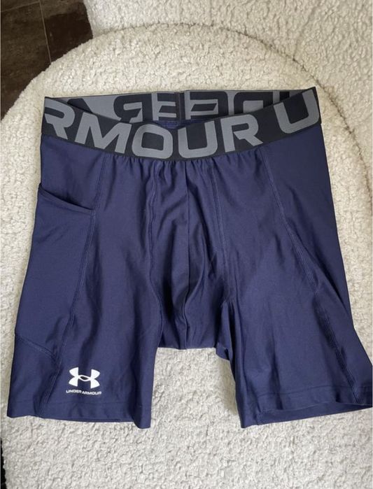 Компрессионные, термо шорты Under Armour с карманом