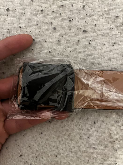 czarny pasek louis vuitton nowy 110cm