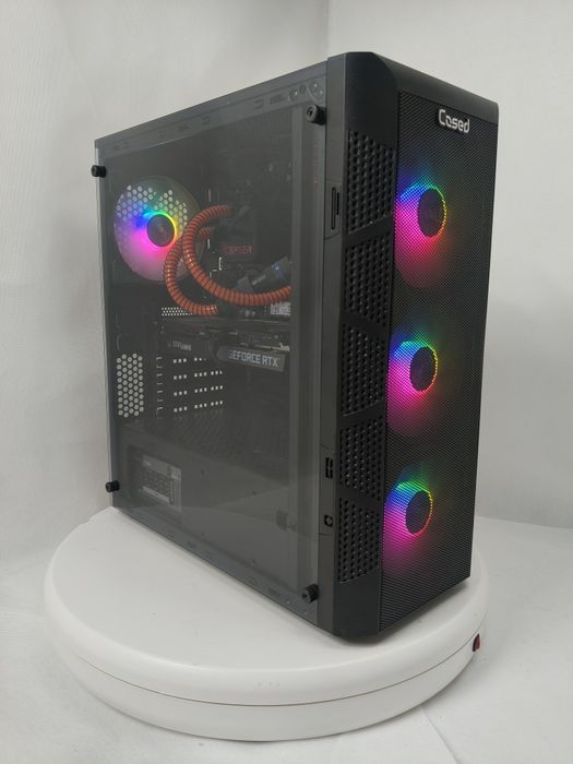 Komputer Gamingowy Ryzen 7 7800X3D,RX 9070 XT,16GB,SSD,Woda,Win 11