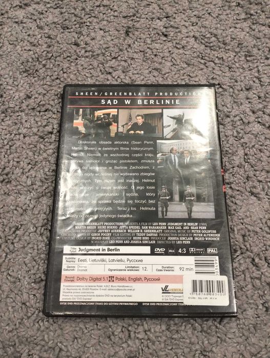 Sąd w Berlinie film DVD