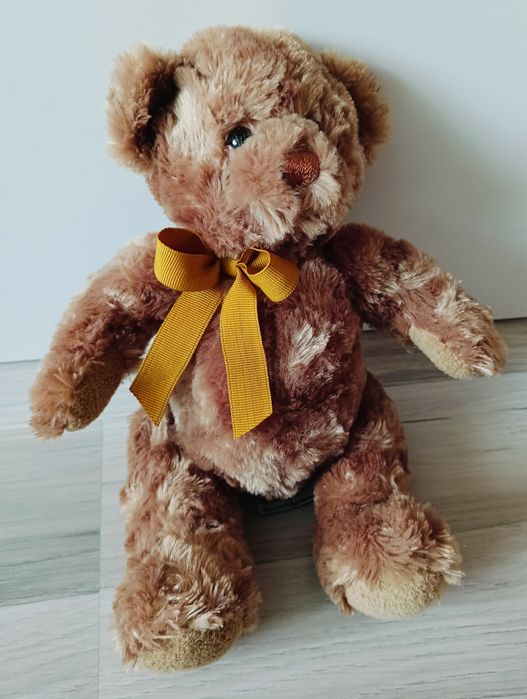 Keel Toys Miś z brązową kokardą maskotka 22cm