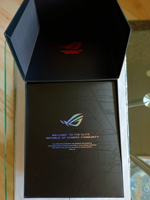 Słuchawki Asus Rog Delta S,z mikrofonem,nowe.